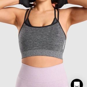 Gymshark adapt marl grey sports bra